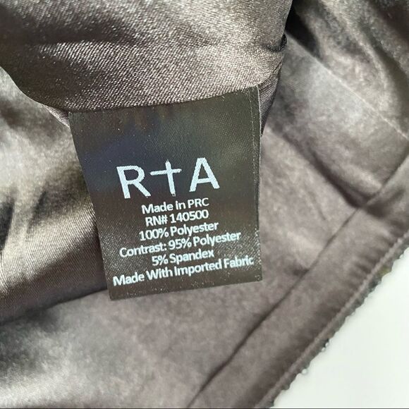 RtA Tennessee Top Black Sequin Long Sleeve Embellished Shirt XS - Picture 10 of 16